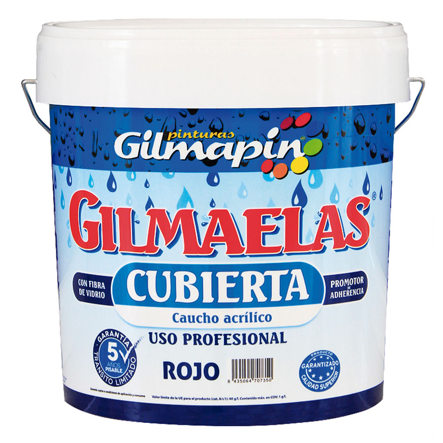 Gilmaelas Cubierta Caucho Acrílico Fibrado